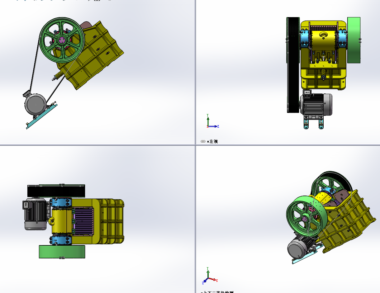 PE400×600复摆颚式破碎机的设计